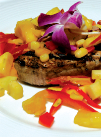 cooking with fire: Culinary delights grace the plates at Sweet Sophie's.