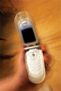 siren call: constant availability has its drawbacks, as a ringing phone waits for no one